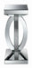 Amalia Square End Table with Lower Shelf Clear Mirror - Visions in Furniture (La Mirada, CA)