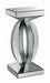 Amalia Square End Table with Lower Shelf Clear Mirror - Visions in Furniture (La Mirada, CA)