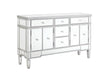 Duchess 5-drawer Accent Cabinet Silver - Visions in Furniture (La Mirada, CA)