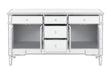 Duchess 5-drawer Accent Cabinet Silver - Visions in Furniture (La Mirada, CA)