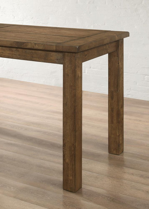 Coleman Counter Height Table Rustic Golden Brown - Visions in Furniture (La Mirada, CA)
