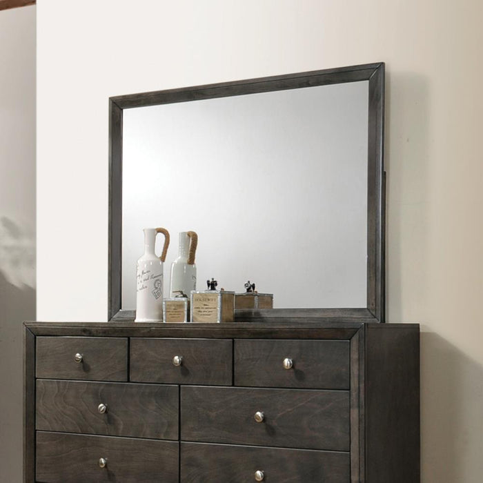 Serenity Rectangular Dresser Mirror Mod Grey - Visions in Furniture (La Mirada, CA)