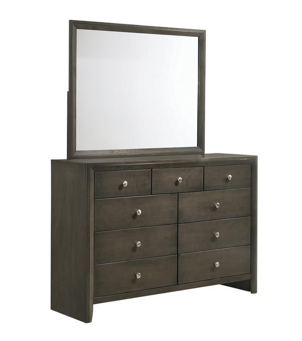 Serenity Rectangular Dresser Mirror Mod Grey - Visions in Furniture (La Mirada, CA)