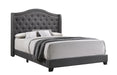 Sonoma Camel Back Queen Bed Grey - Visions in Furniture (La Mirada, CA)