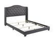 Sonoma Camel Back Queen Bed Grey - Visions in Furniture (La Mirada, CA)