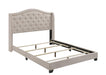 Sonoma Camel Back Full Bed Beige - Visions in Furniture (La Mirada, CA)