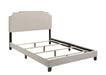 Tamarac Upholstered Nailhead Eastern King Bed Beige - Visions in Furniture (La Mirada, CA)