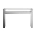 Edna 1-shelf Console Table Silver - Visions in Furniture (La Mirada, CA)