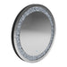 Landar Round Wall Mirror Silver - Visions in Furniture (La Mirada, CA)