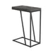 Sergio Chevron Rectangular Accent Table Rustic Grey - Visions in Furniture (La Mirada, CA)