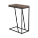 Sergio Chevron Rectangular Accent Table Tobacco - Visions in Furniture (La Mirada, CA)