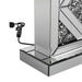 Carmen Geometric Base Table Lamp Silver - Visions in Furniture (La Mirada, CA)