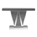 Crocus Rectangular Console Table Silver - Visions in Furniture (La Mirada, CA)