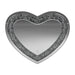 Aiko Heart Shape Wall Mirror Silver - Visions in Furniture (La Mirada, CA)