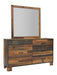 Sidney 6-drawer Dresser Rustic Pine - Visions in Furniture (La Mirada, CA)