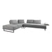 Arden 2-piece Adjustable Back Sectional Taupe - Visions in Furniture (La Mirada, CA)