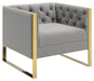 Eastbrook Tufted Back Chair Grey - Visions in Furniture (La Mirada, CA)