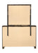 Woodmont Rectangle Dresser Mirror Rustic Golden Brown - Visions in Furniture (La Mirada, CA)