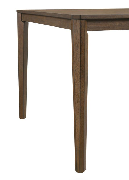 Wethersfield Dining Table with Clipped Corner Medium Walnut - Visions in Furniture (La Mirada, CA)