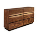 Winslow 6-drawer Dresser Smokey Walnut and Coffee Bean - Visions in Furniture (La Mirada, CA)