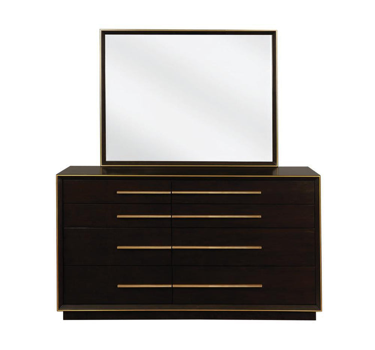 Durango Dresser Mirror Smoked Peppercorn - Visions in Furniture (La Mirada, CA)