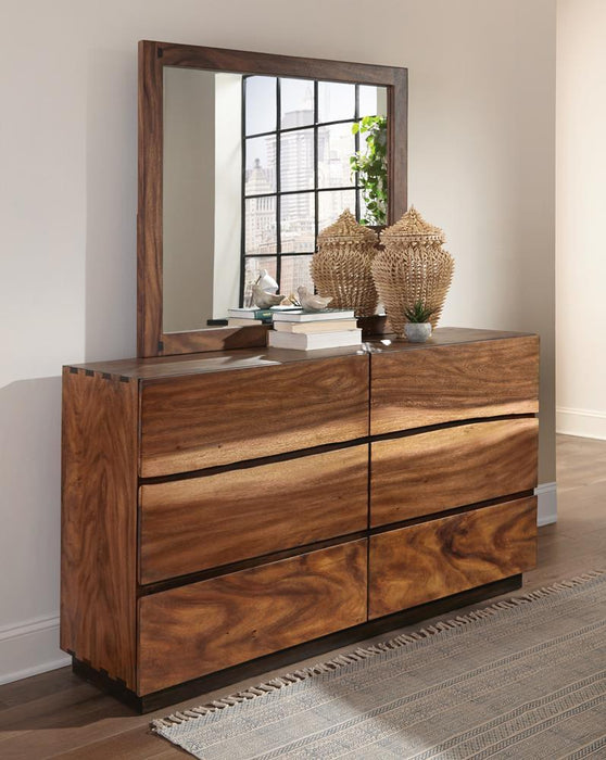 Winslow Dresser Mirror Smokey Walnut - Visions in Furniture (La Mirada, CA)