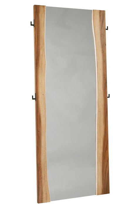 Winslow Standing Mirror Smokey Walnut and Coffee Bean - Visions in Furniture (La Mirada, CA)