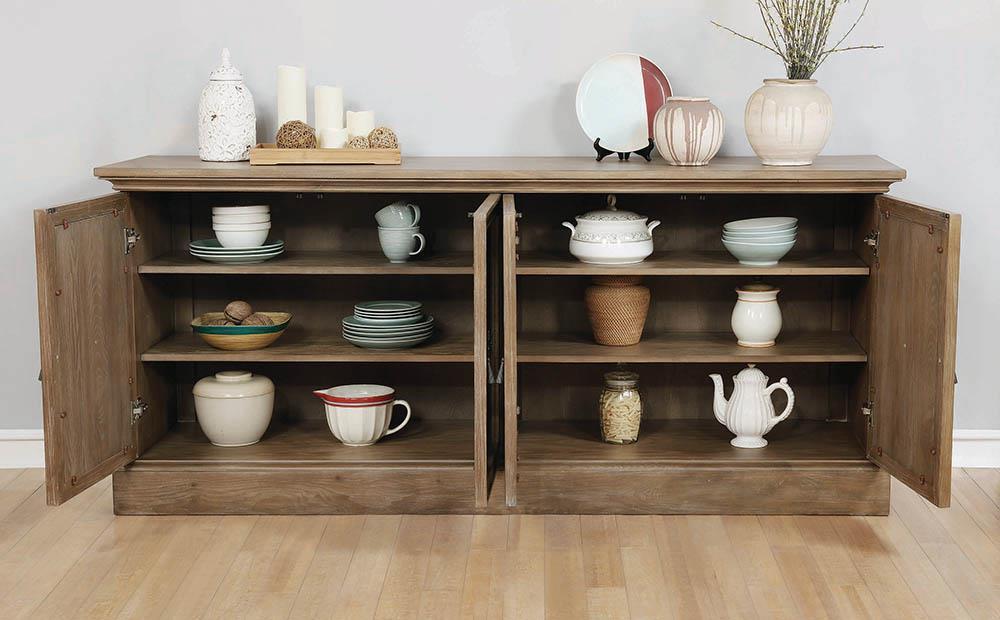 Brockway 4-door Server Barley Brown - Visions in Furniture (La Mirada, CA)
