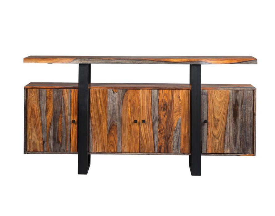 Ditman Server Grey and Black - Visions in Furniture (La Mirada, CA)