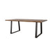 Ditman Live Edge Dining Table Grey Sheesham and Black - Visions in Furniture (La Mirada, CA)