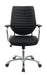 Chase High Back Office Chair Black and Chrome - Visions in Furniture (La Mirada, CA)