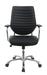 Chase High Back Office Chair Black and Chrome - Visions in Furniture (La Mirada, CA)