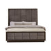 Durango Queen Upholstered Bed Smoked Peppercorn and Grey - Visions in Furniture (La Mirada, CA)