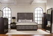 Durango California King Upholstered Bed Smoked Peppercorn and Grey - Visions in Furniture (La Mirada, CA)
