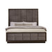Durango Eastern King Upholstered Bed Smoked Peppercorn and Grey - Visions in Furniture (La Mirada, CA)
