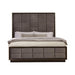 Durango California King Upholstered Bed Smoked Peppercorn and Grey - Visions in Furniture (La Mirada, CA)