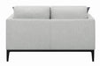 Apperson Cushioned Back Loveseat Light Grey - Visions in Furniture (La Mirada, CA)