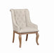 Brockway Tufted Arm Chairs Cream and Barley Brown (Set of 2) - Visions in Furniture (La Mirada, CA)