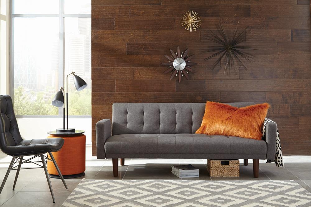 Sommer Tufted Sofa Bed Grey - Visions in Furniture (La Mirada, CA)