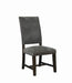Twain Upholstered Side Chairs Warm Grey (Set of 2) - Visions in Furniture (La Mirada, CA)
