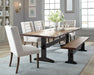 Bexley Tufted Side Chairs Dark Brown and Beige (Set of 2) - Visions in Furniture (La Mirada, CA)