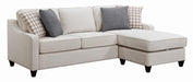 Mcloughlin Upholstered Sectional Platinum - Visions in Furniture (La Mirada, CA)