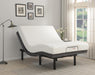 Negan Eastern King, E.King, Queen, & Twin XL Adjustable Bed Base Grey and Black - Visions in Furniture (La Mirada, CA)
