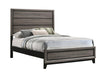 Watson Full Panel Bed Grey Oak - Visions in Furniture (La Mirada, CA)