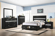 Miranda Full Storage Bed Black - Visions in Furniture (La Mirada, CA)