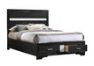 Miranda Full Storage Bed Black - Visions in Furniture (La Mirada, CA)