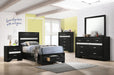 Miranda Twin Storage Bed Black - Visions in Furniture (La Mirada, CA)