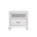 Barzini 2-drawer Nightstand White - Visions in Furniture (La Mirada, CA)