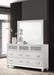 Barzini 7-drawer Dresser White - Visions in Furniture (La Mirada, CA)