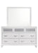 Barzini Rectangle Dresser Mirror White - Visions in Furniture (La Mirada, CA)